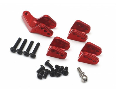 Aluminum Link Mounts Set Red