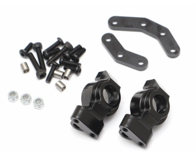 Aluminum Front Knuckle (2) Black