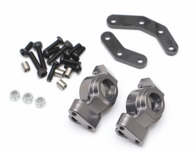 Aluminum Front Knuckle (2) Gun Metal