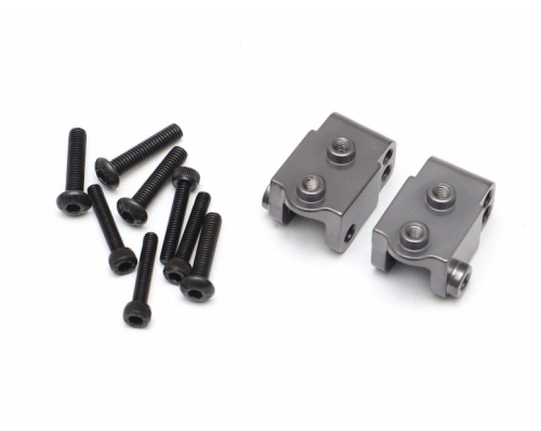 Aluminum Rear Low 4-Link Mount (2) Gun Metal