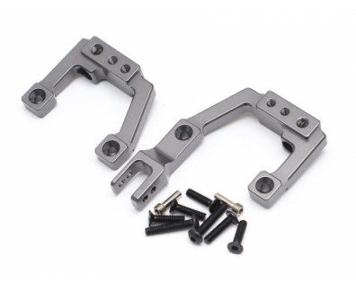 Aluminum Front Shock Mounts (2) Gun Metal