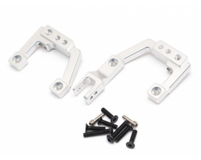 Aluminum Front Shock Mounts (2) Silver