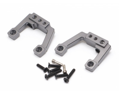 Aluminum Rear Shock Mounts (2) Gun Metal