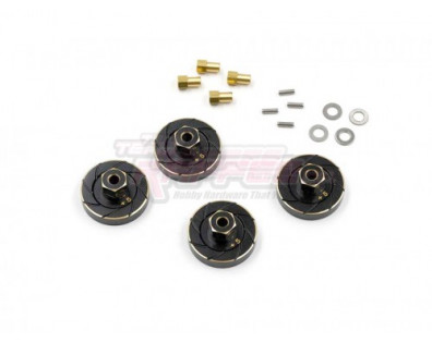 Brass Wheel Weight +5mm Hubs (4)
