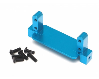 Aluminum Front Cross Brace & Servo Mount Blue