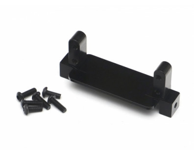 Aluminum Front Cross Brace & Servo Mount Black