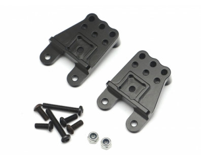 Aluminum Front & Rear Shock Towers (2) Black