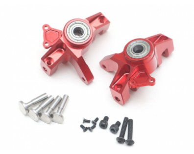 Aluminum Front Knuckle Arm (2) Red
