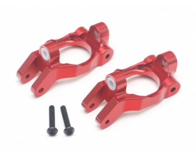 Aluminum Front C-hub (2) Red