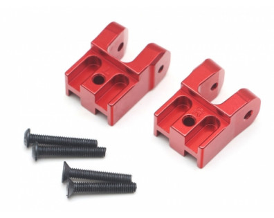 Aluminum Lower Link Mounts (2) Red
