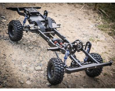 Defender D110 Extended Chassis & Bumper Set for Station Wagon & Pickup Truck Body (Rails, Bumpers, Body Posts)