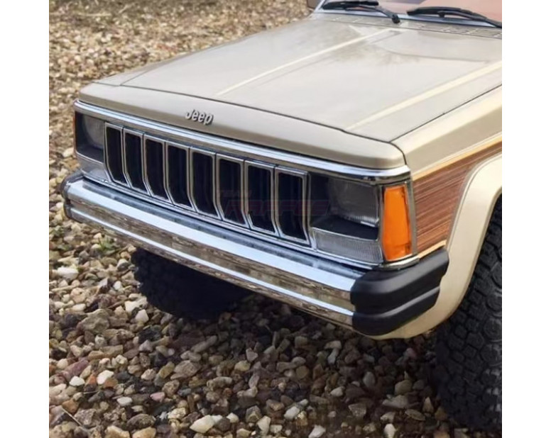 Chrome Front Grill and Front & Rear Bumper for Cherokee XJ Hard Body TRC/302206 Chrome