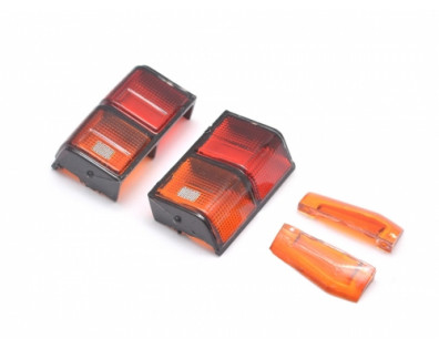 Realistic Rear Light Lamp Lens Body Accessories 1:10 for Cherokee XJ Hard Body TRC/302206