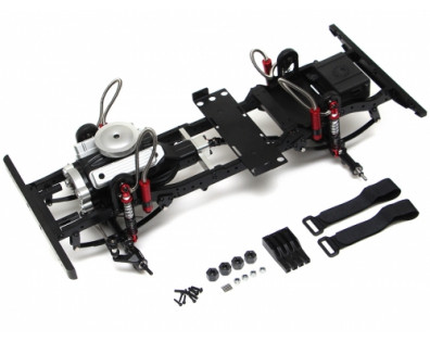 1/10 ARTR Assembled D90 Chassis w/ Realistic Engine for TRC Raffee D90 Defender