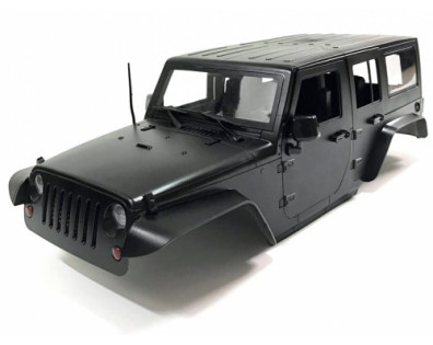5 Door Rubicon Hard Body for 1/10 Crawler 313mm Kit Version Matt Black
