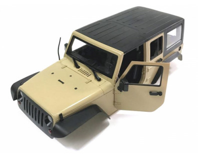 5 Door Rubicon Hard Body for 1/10 Crawler 313mm Kit Version Desert Yellow