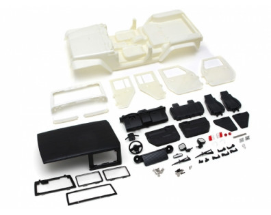 5 Door Rubicon Hard Body for 1/10 Crawler 313mm Kit Version White