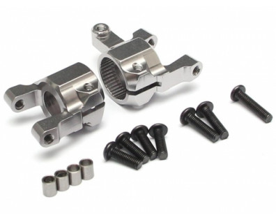 Aluminum Front C-hub (2) Gun Metal