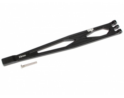 Aluminum Battery Hold-Down Mount Black