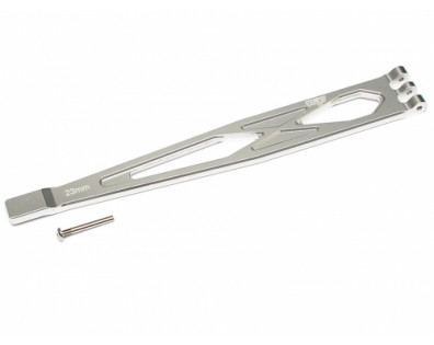 Aluminum Battery Hold-Down Mount Silver