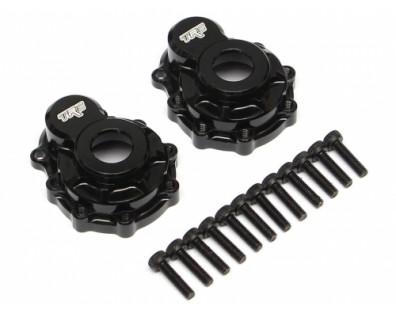 Aluminum Rear Portal Drive Axle Mount (2) Black