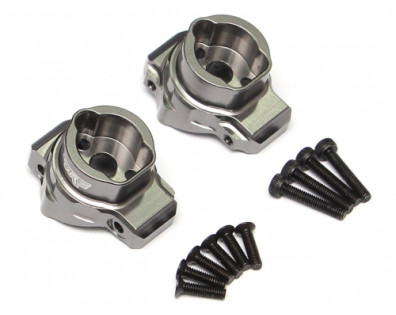 Aluminum Front & Rear Portal Drive Inner Housing (2) Gun Metal