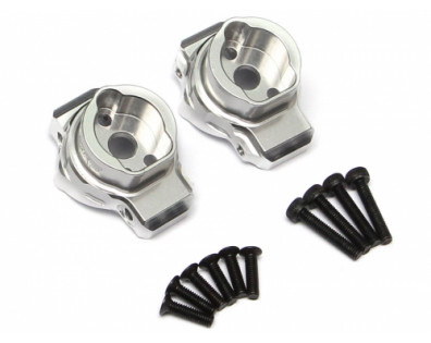 Aluminum Front & Rear Portal Drive Inner Housing (2) Silver