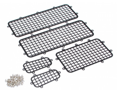 Stainless Steel Side Window Mesh Guard Protective Net 1 Set