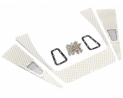 Stainless Steel Front Hood Diamond Plate Pack