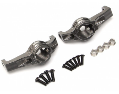 Aluminum Front C-hubs Left & Right Gun Metal
