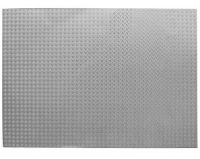 Stainless Steel Diamond Plate Sheet 200mm x 280mm Silver
