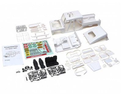 D110 6x6 Pickup Truck Hard Body Kit for Boom Racing BRX02