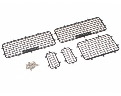 Stainless Steel Side Window Mesh Protective Net w/Defender Logo