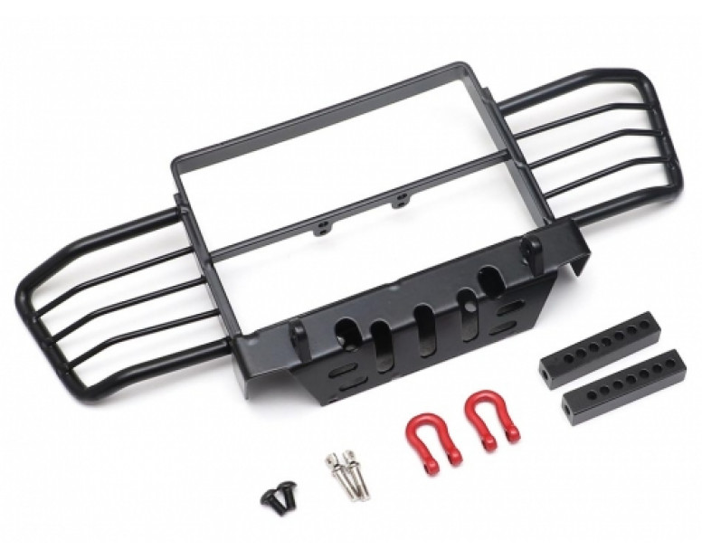 Metal Front Bumper w/ Towing Hooks For D90 D110 TRX4 Defender