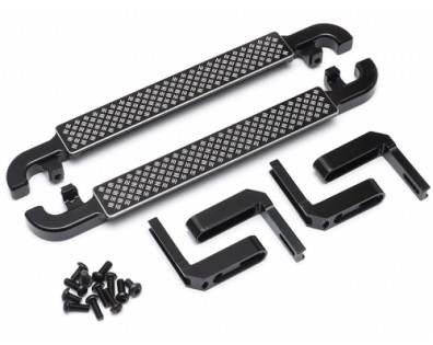 Aluminum Side Steps w/ Mount for TRX4 Black