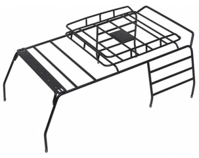 Steel Roll Cage Rack w/ Luggage Tray & LED for 5 Door Rubicon Hard Body #TRC/302281