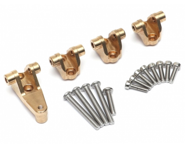 Heavy Duty Brass Front & Rear Links Mount Set for TRX4 