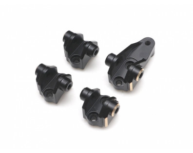 Heavy Duty Brass Front & Rear Links Mount Set Black