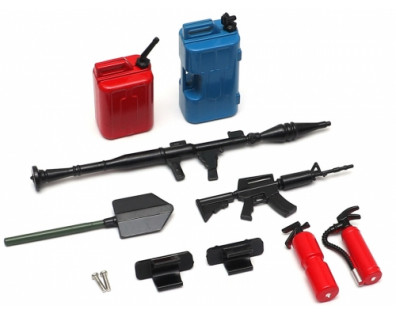 Scale Accessories 1/10 Combo Set Red