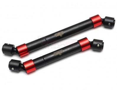 Heavy Duty Front & Rear CVD Main Drive Shaft Red