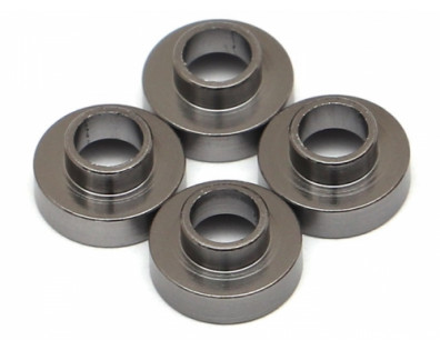 Aluminum Servo Washer (4) 3x7.5mm Gun Metal