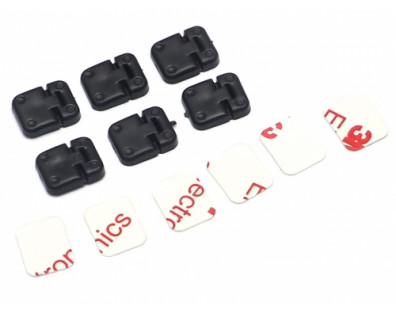 Rubber Door Hinge for TRX4 (6) Black