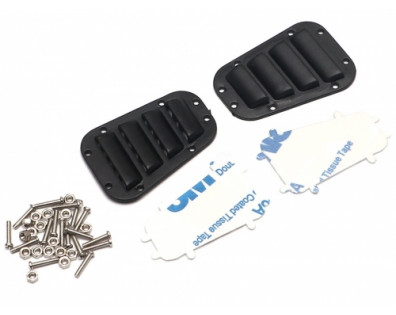 Rubber Hood Vent TRX4 Land Rover (2) Black