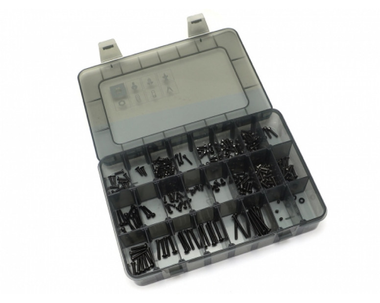 Alloy Steel Full Screw Kit for Traxxas TRX4 Black Nickel