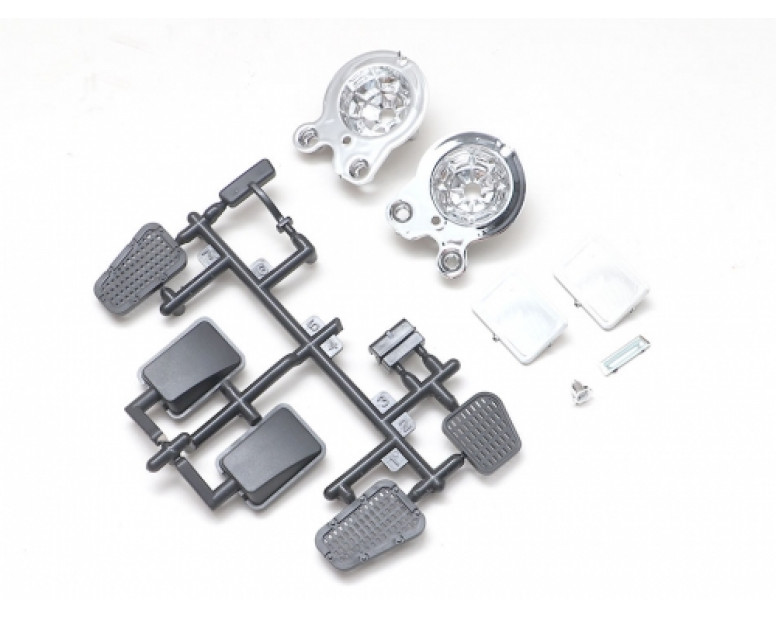 Chrome Accessories Parts Tree Q for TRC D110/D90 Defender Hard Body