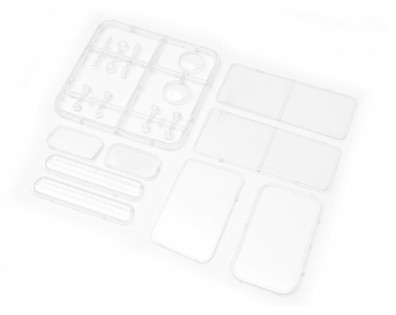 Lamp Lens & Side Window P Part for TRC Defender D110/D90 Hard Body