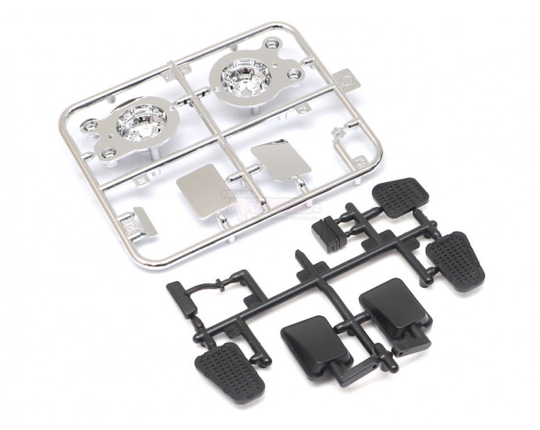 Chrome Accessories Parts Tree Q for TRC D110/D90 Defender Pickup Truck Hard Body