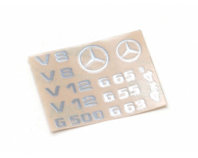 G500 Metal Logo for TRC Benz G-Class Hard Body