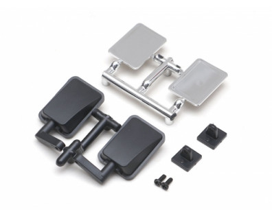 Door Mirror with Linkage & Mount for TRC D110/D90 Defender Hard Body (2)