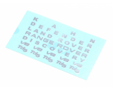 Land Rover Defender Metallic Decal Sticker